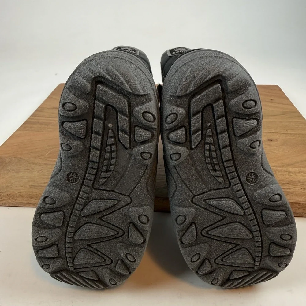 New Little Kids Kamik Snowbug 5 Black Lined Comfort Warm Snow Boot Size 10 C NIB